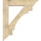 Ekena Millwork Merced Traditional Rough Sawn Bracket w/ Offset Brace, Douglas Fir, 8"W x 38"D x 44"H BKT0806X38X44MRC01RDF - alternate 3
